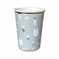 Puffnpop Tableware And Decorations Bunny Dusty Blue Cup (8pcs)