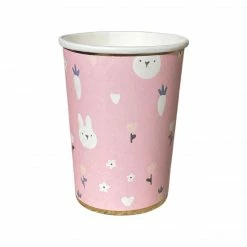 Puffnpop Dusty Pink Bunny Cup (8pcs) Tableware And Decorations