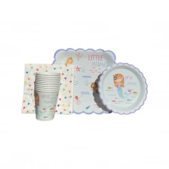 Puffnpop Little Mermaid Plate 9”