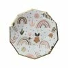 Puffnpop Paper Plates Neutral Rainbow 9" Plates (8pcs)