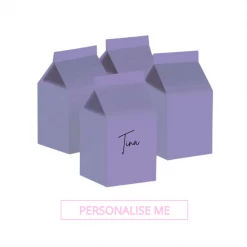 Puffnpop Tableware And Decorations Personalised DIY Milk Lilac (10pcs)