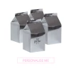 Puffnpop Personalised DIY Milk Box Silver (10pcs)