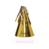 Puffnpop Tableware And Decorations Personalised DIY Party Hats Gold (10pcs)