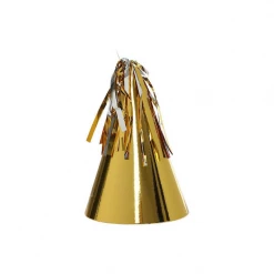 Puffnpop Tableware And Decorations Party Hats Gold (10pcs)