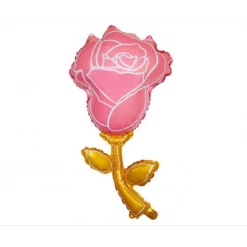 Puff And Pop Supersized Pink Rose Foil Build A Balloon Bouquet