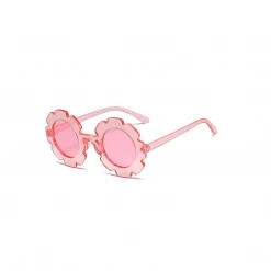 Puff And Pop Sparkle Pink Floral Sunglasses