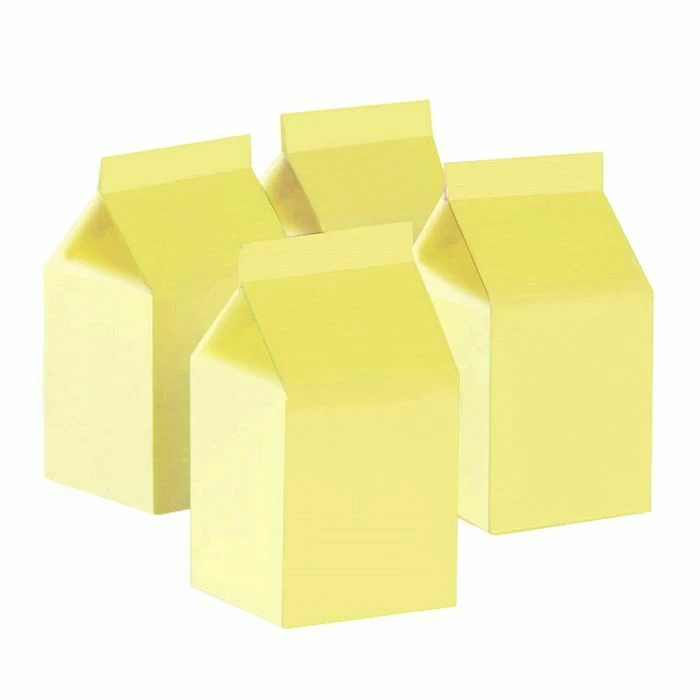 Puffnpop Milk Box Pastel Yellow (10pcs) Tableware And Decorations 3 Puffnpop Milk Box Pastel Yellow (10pcs) Tableware And Decorations