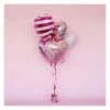 Puffnpop Balloon Bouquets PINK Patterned Valentine Heart Bouquet