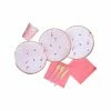 Puff And Pop Bunny Pink Tableware Set