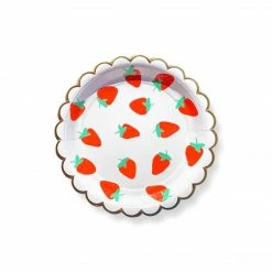 Puffnpop Strawberry Plates 9" (8pcs)