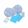 Puff And Pop Bunny Blue Tableware Set